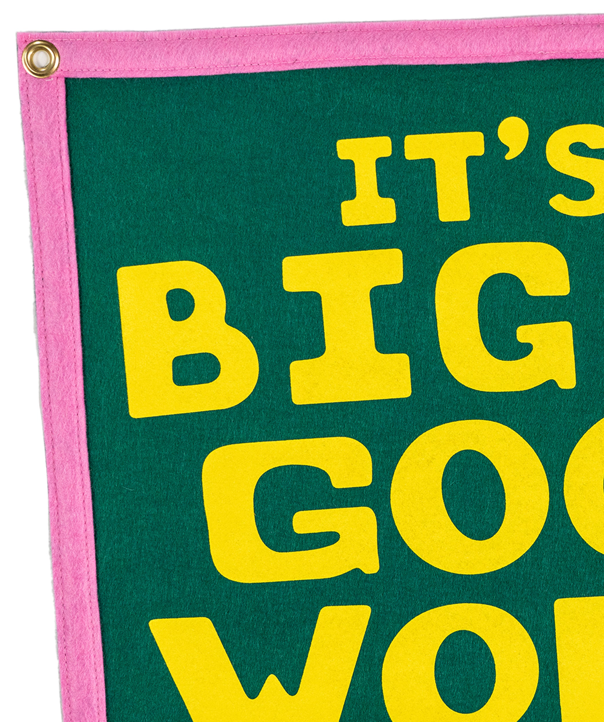 It's A Big Old Goofy World Camp Flag | John Prine x Oxford