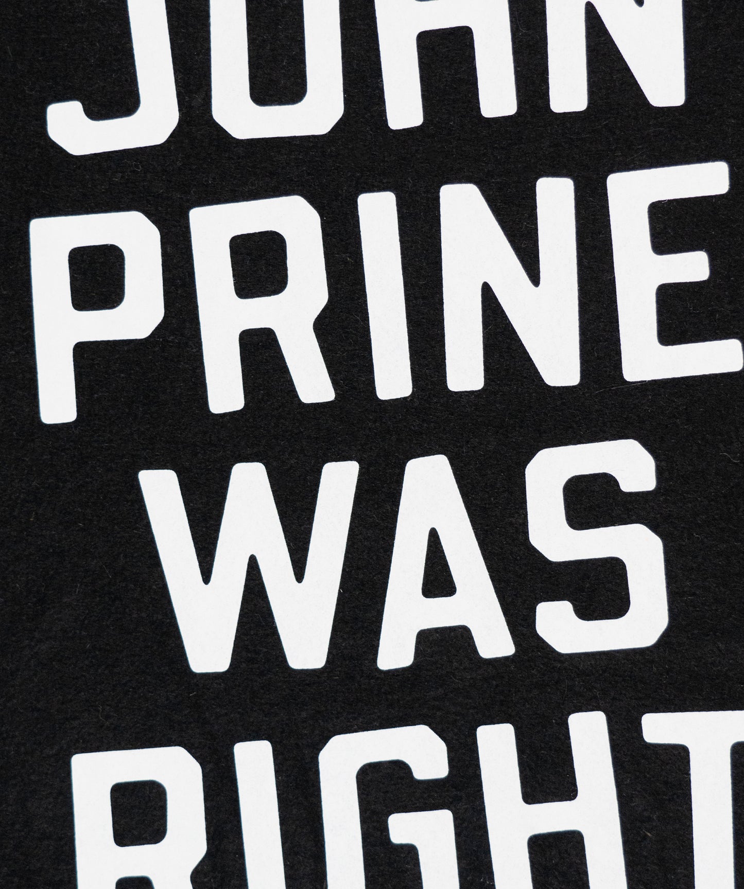 John Prine Was Right Camp Flag • John Prine x Oxford Pennant