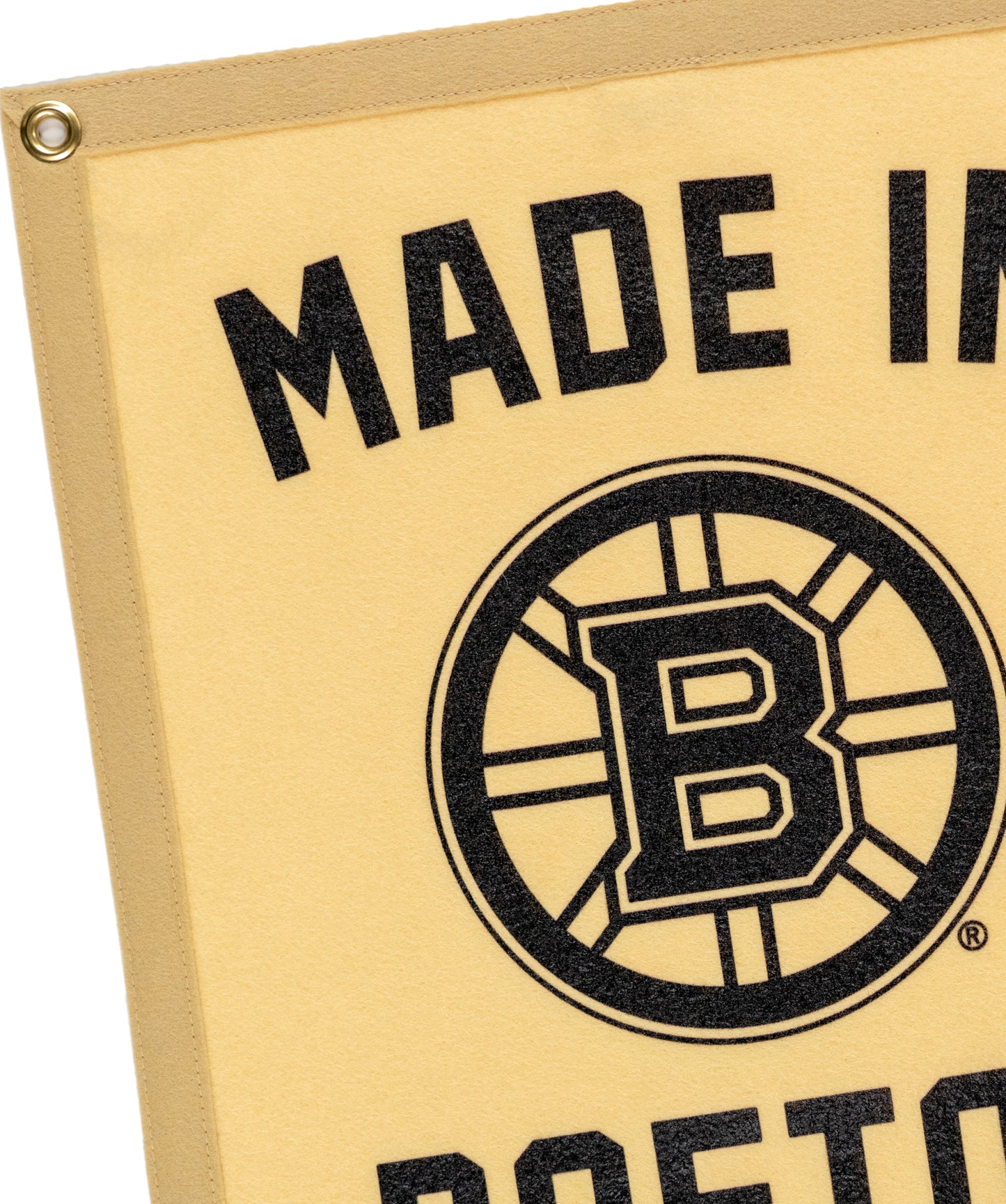Made In Boston: Boston Bruins Camp Flag • NHL x Oxford Pennant