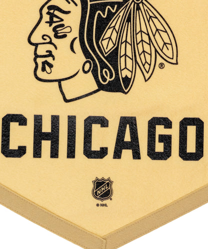 Made In Chicago: Chicago Blackhawks Camp Flag • NHL x Oxford Pennant