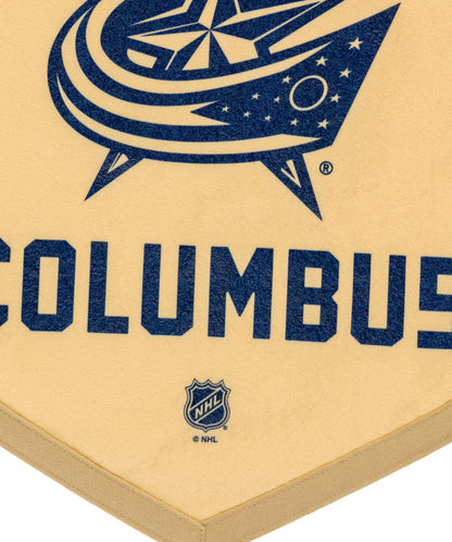 Made In Columbus: Columbus Blue Jackets Camp Flag • NHL x Oxford Pennant