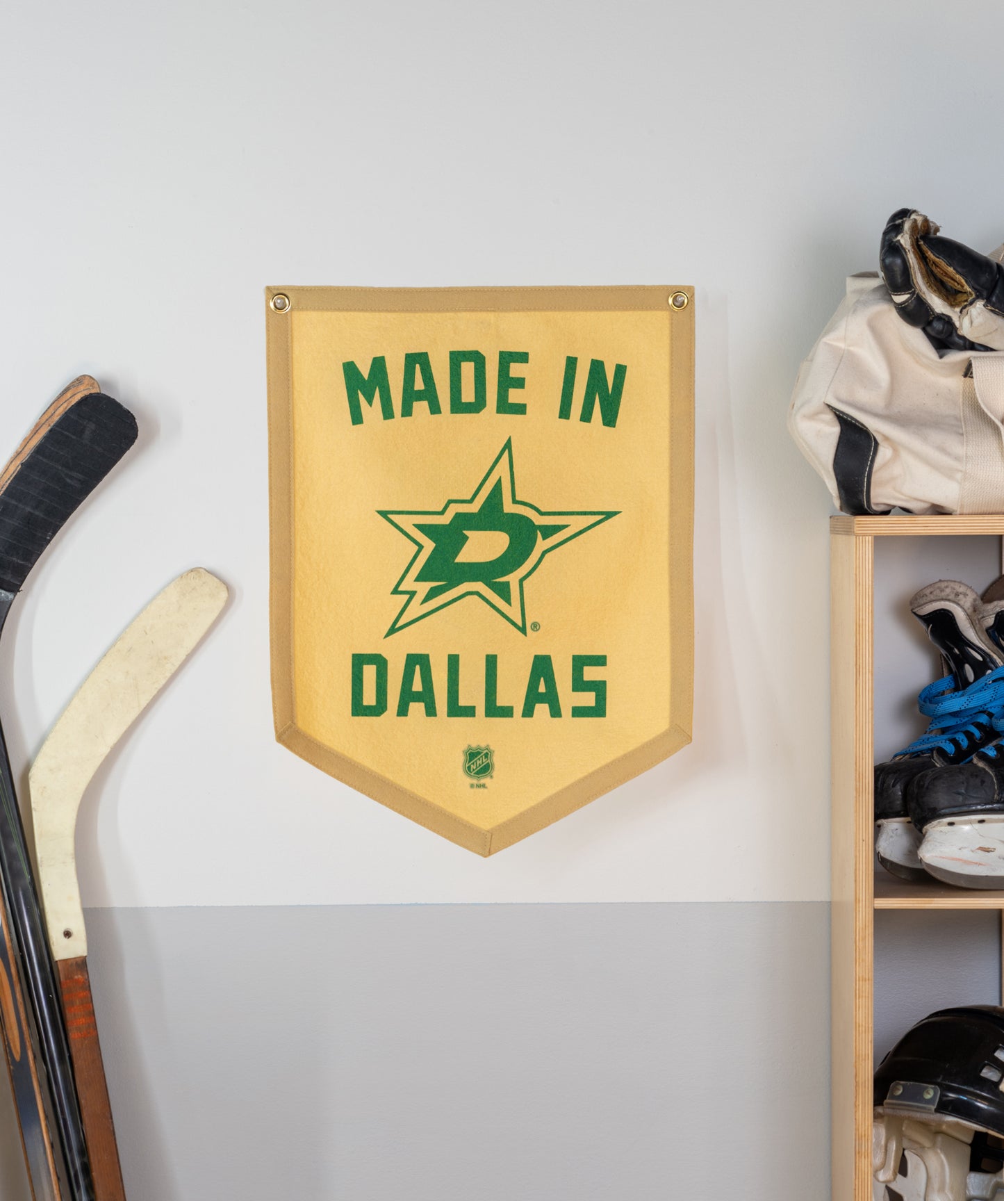 Made In Dallas: Dallas Stars Camp Flag • NHL x Oxford Pennant