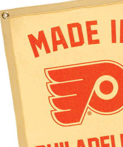 Made In Philadelphia: Philadelphia Flyers Camp Flag • NHL x Oxford Pennant