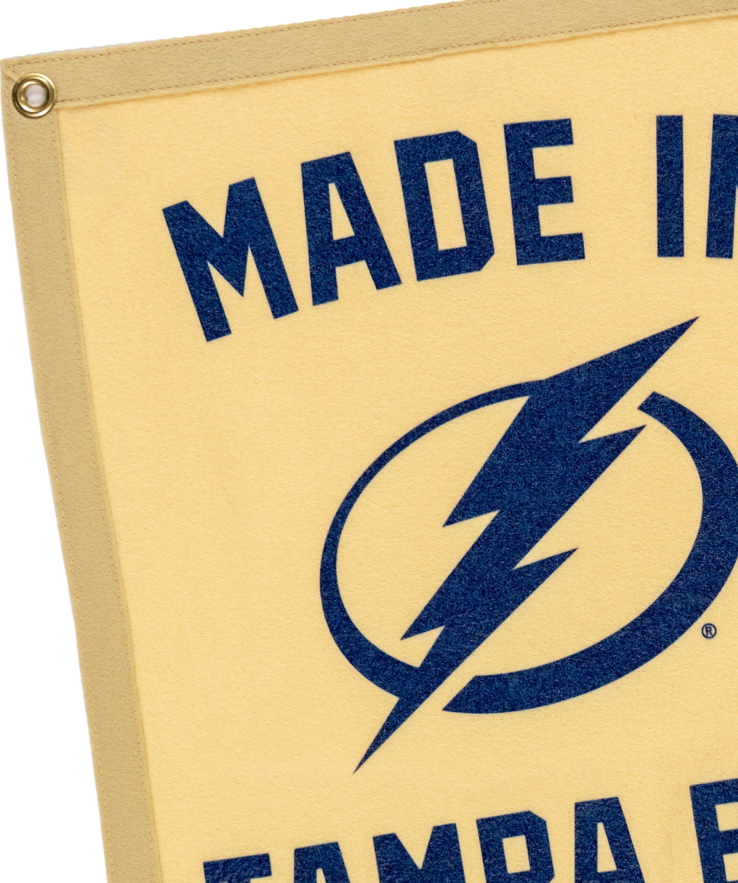 Made In Tampa Bay: Tampa Bay Lightning Camp Flag • NHL x Oxford Pennant