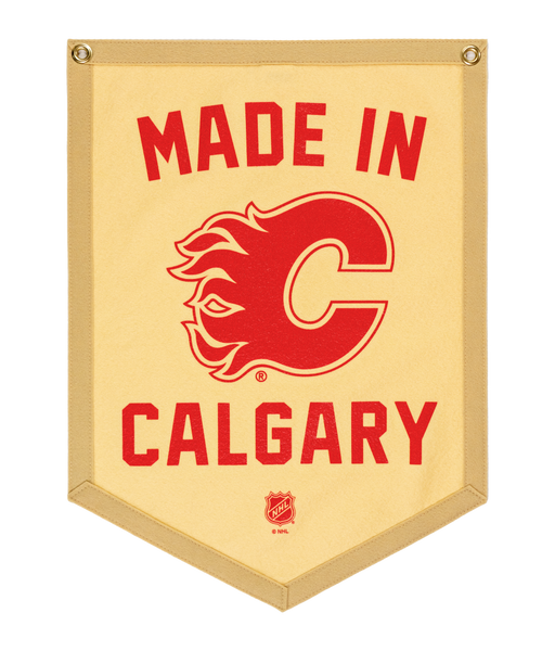 Calgary Flames Camp Flag | NHL x Oxford Pennant