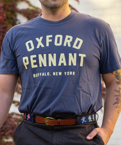 Oxford Pennant Navy Shop Tee