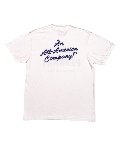 Oxford Pennant White Shop Tee