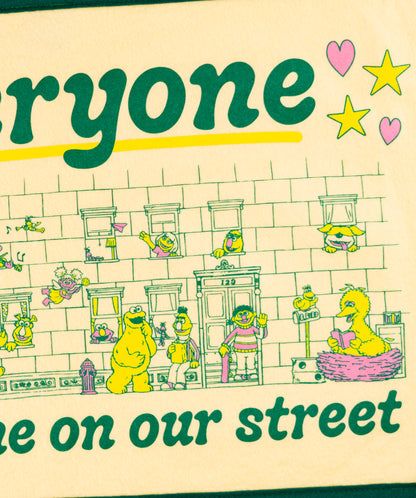 Everyone Is Welcome On Our Street • Sesame Street x Oxford Pennant
