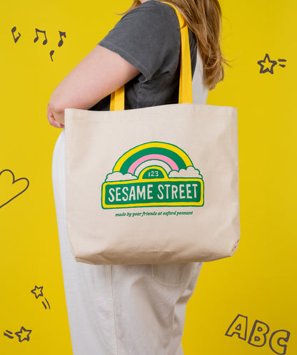 Love Makes The World Go Around Tote Bag • Sesame Street x Oxford Pennant