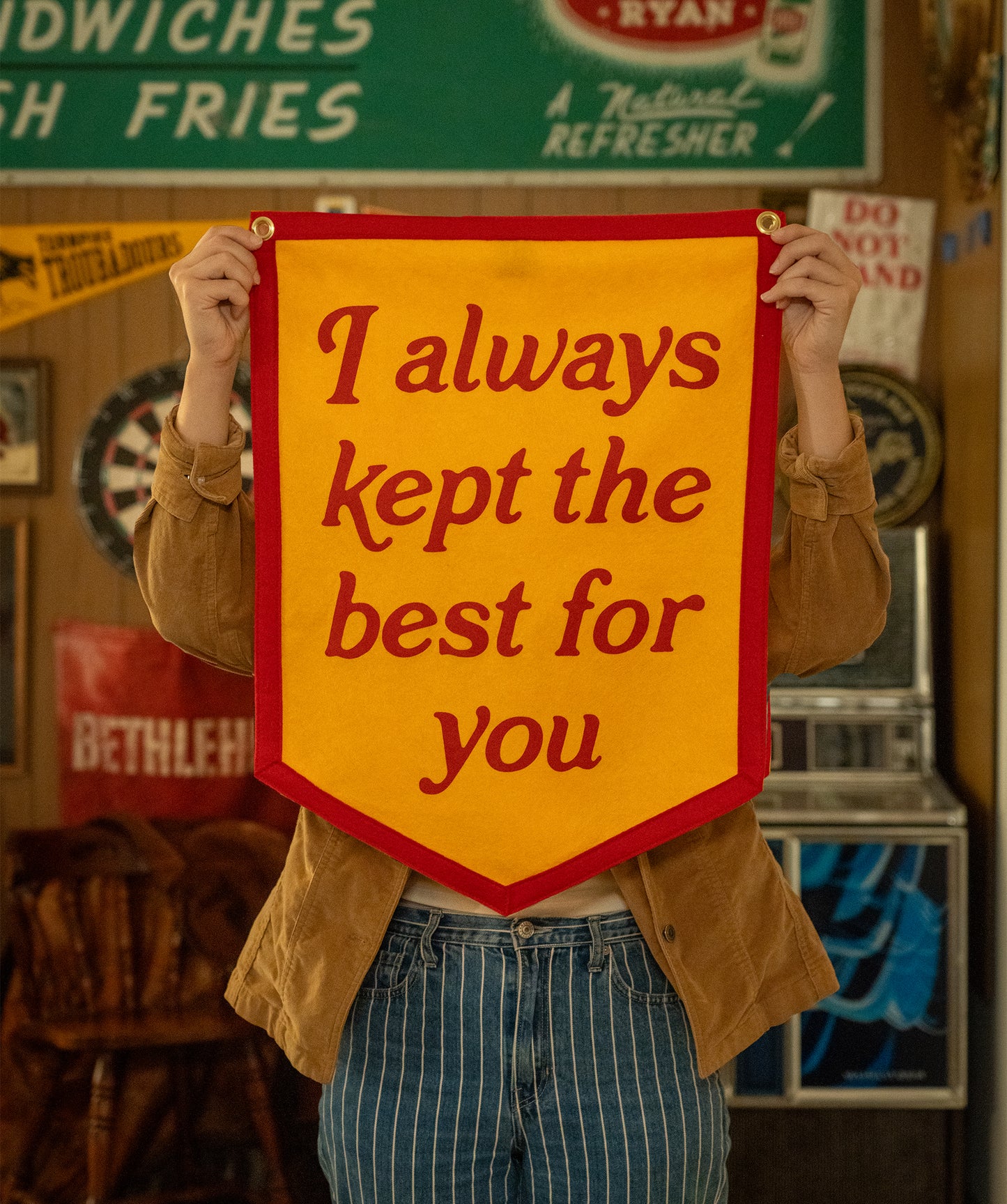 I Always Kept The Best For You Camp Flag • Turnpike Troubadours x Oxford Pennant