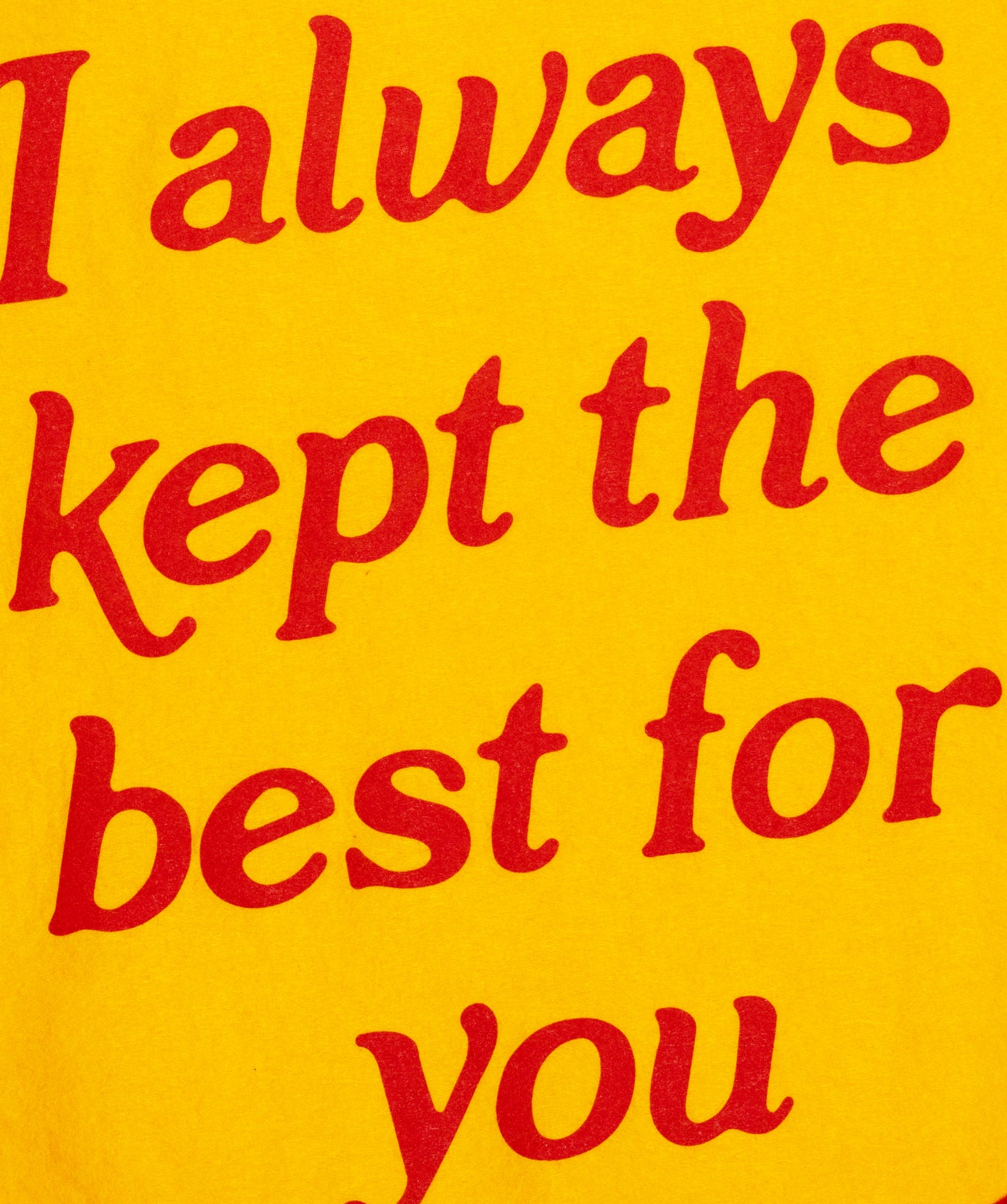 I Always Kept The Best For You Camp Flag • Turnpike Troubadours x Oxford Pennant