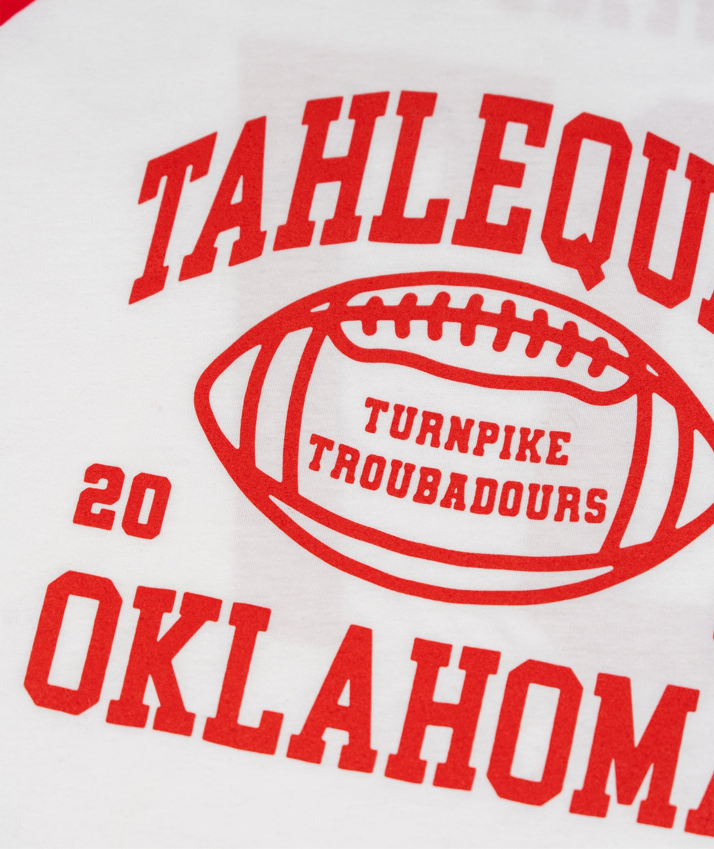 Tahlequah Oklahoma Baseball T-Shirt • Turnpike Troubadours x Oxford Pennant