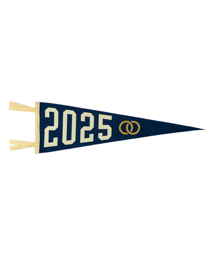 2025 Wedding Pennant