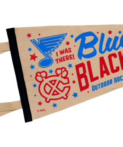 NHL Winter Classic® I Was There! St Louis Blues Versus Chicago Blackhawks Pennant • NHL x Oxford Pennant