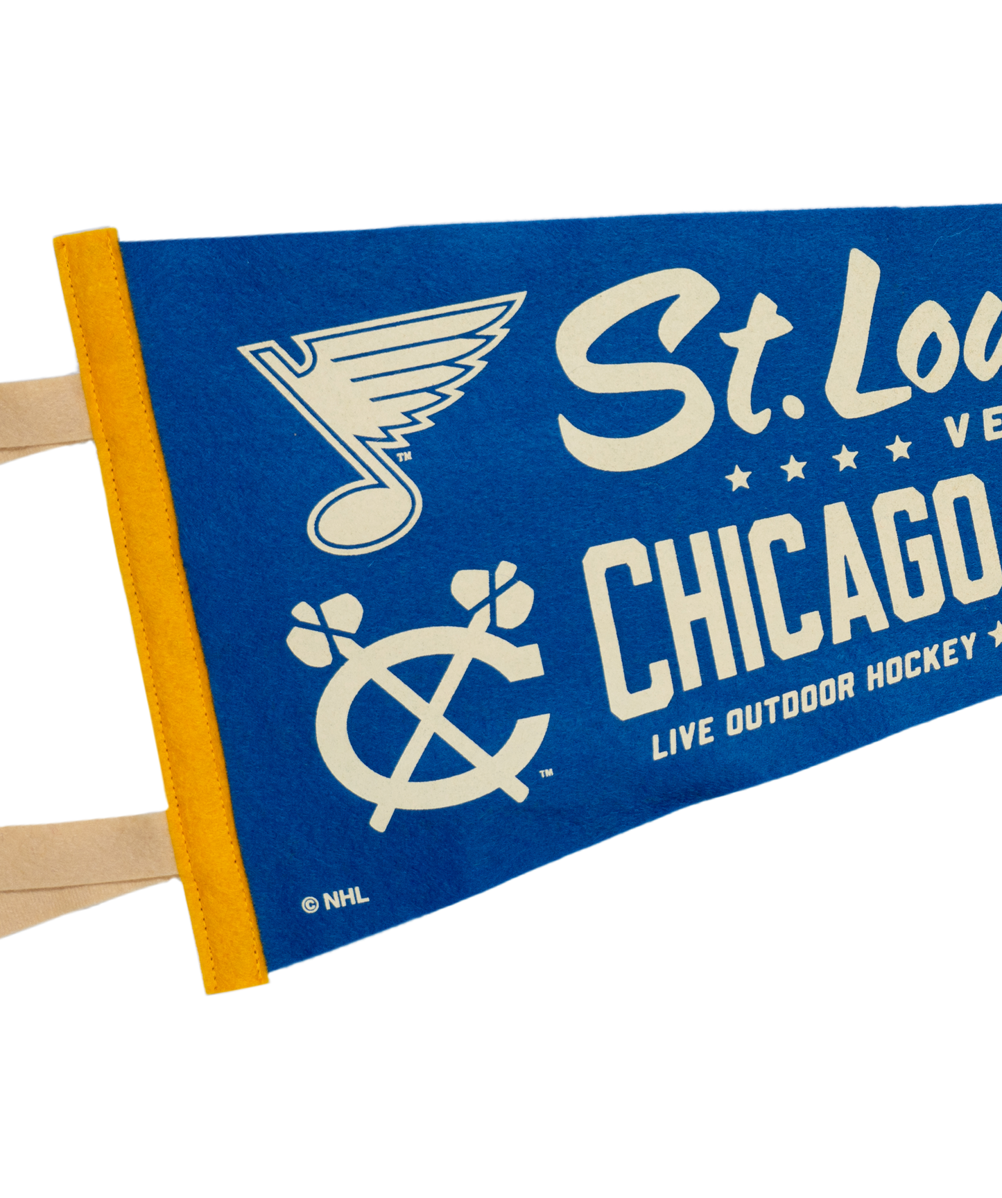 NHL Winter Classic® St Louis Blues Versus Chicago Blackhawks Pennant • NHL x Oxford Pennant