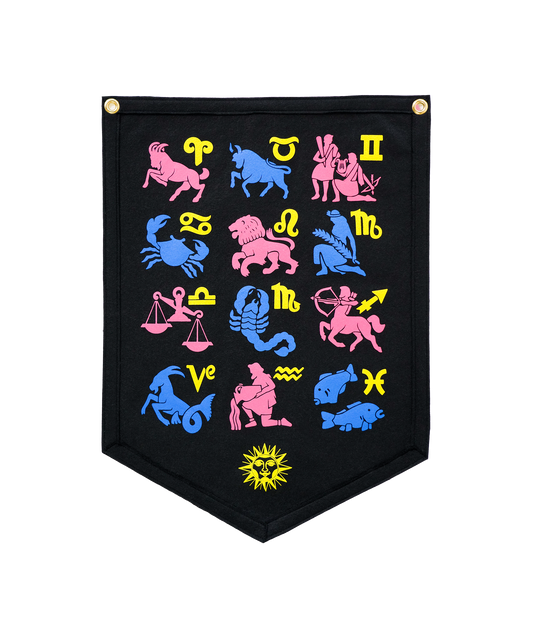 Astrology Signs Camp Flag