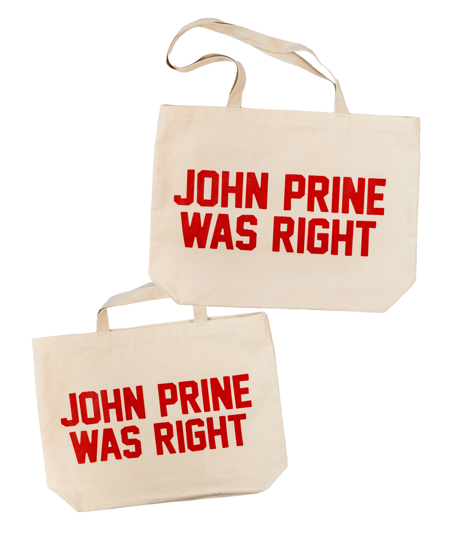 PRESALE:  John Prine Was Right Tote Bag • John Prine x Oxford Pennant
