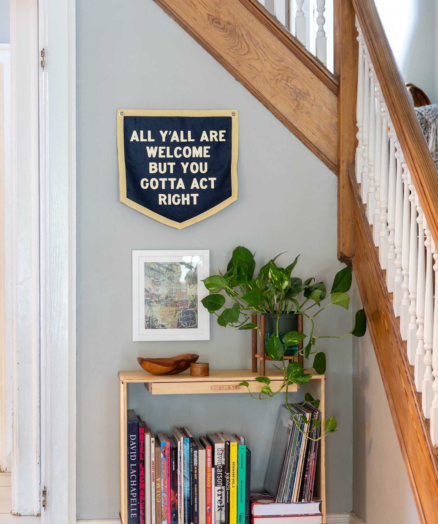 All Y'all Are Welcome Camp Flag • Tate Farms x Oxford Pennant