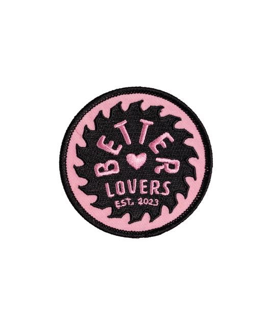 Better Lovers Saw Blade Embroidered Patch • Better Lovers x Oxford Pennant