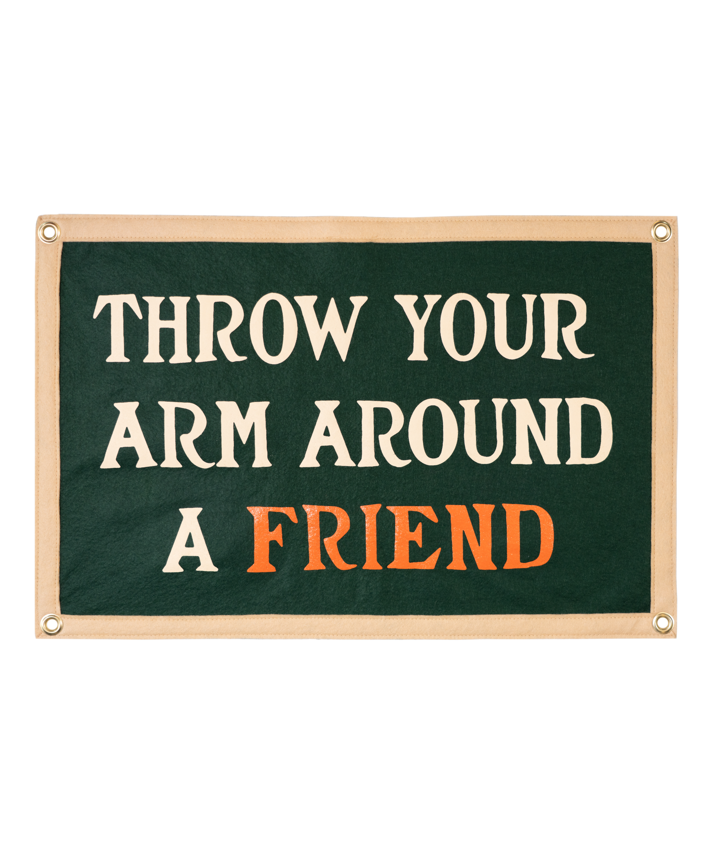 Throw Your Arm Around A Friend Camp Flag • Billy Strings x Oxford Pennant