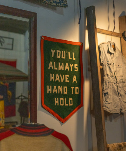 PRESALE: You'll Always Have A Hand To Hold Camp Flag • Billy Strings x Oxford Pennant