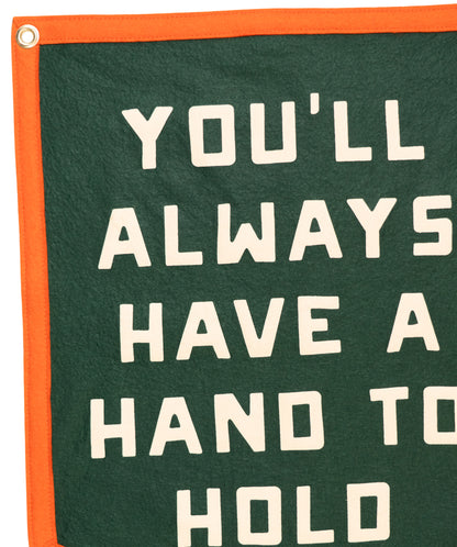PRESALE: You'll Always Have A Hand To Hold Camp Flag • Billy Strings x Oxford Pennant