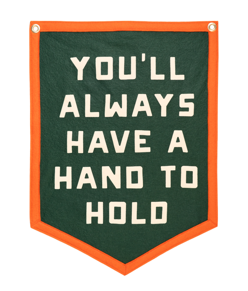 You'll Always Have A Hand To Hold Camp Flag • Billy Strings x Oxford Pennant