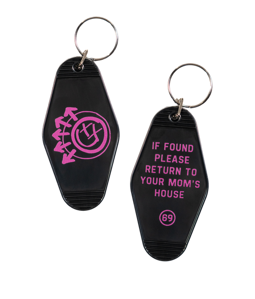 PRESALE: Your Mom's House Motel Keychain • blink-182 x Oxford Pennant