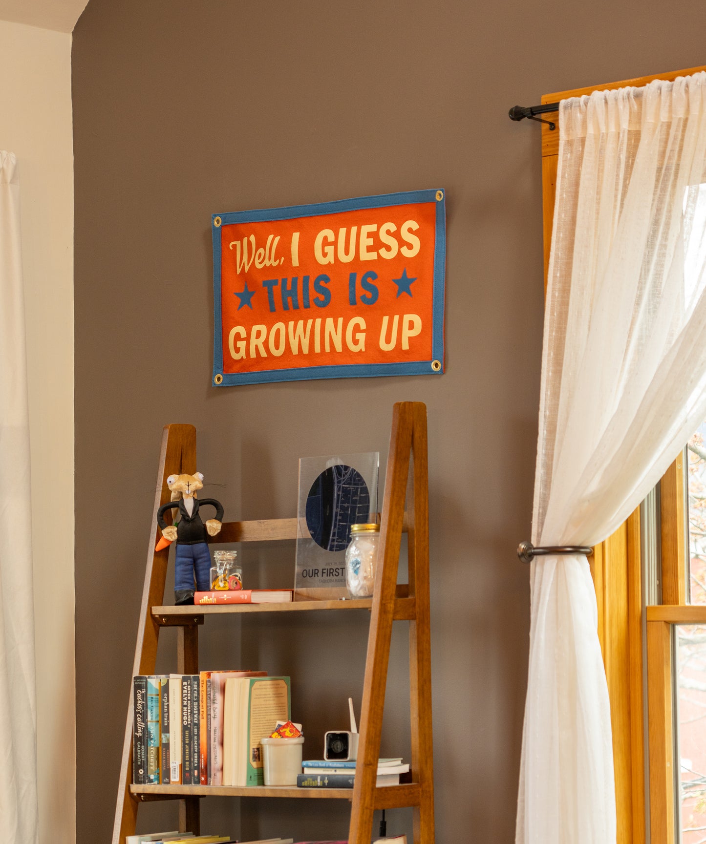 PRESALE: Well, I Guess This Is Growing Up Camp Flag • blink-182 x Oxford Pennant