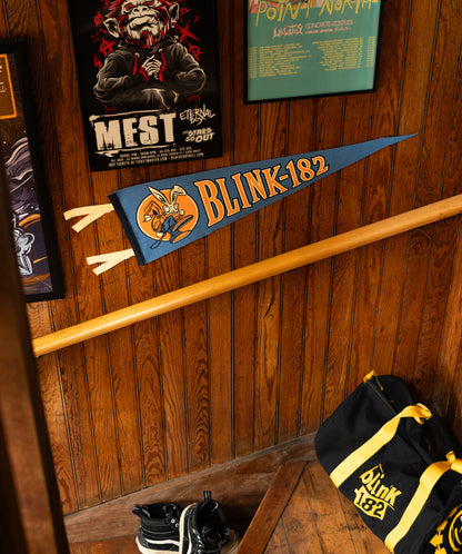 PRESALE: blink-182 Bunny Pennant • blink-182 x Oxford Pennant