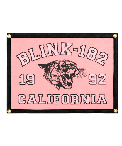 PRESALE: blink-182 California 1992 Camp Flag • blink-182 x Oxford Pennant