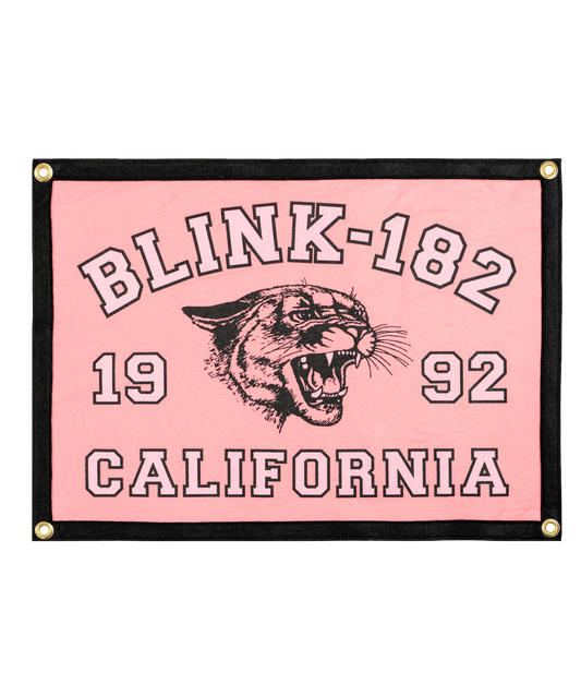 blink-182 California 1992 Camp Flag • blink-182 x Oxford Pennant
