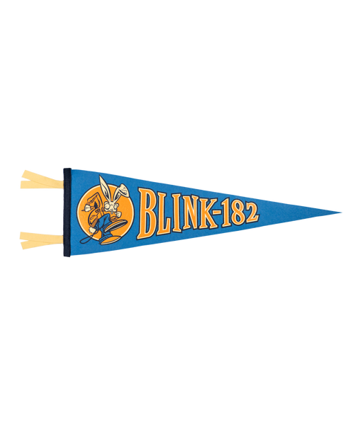 PRESALE: blink-182 Bunny Pennant • blink-182 x Oxford Pennant