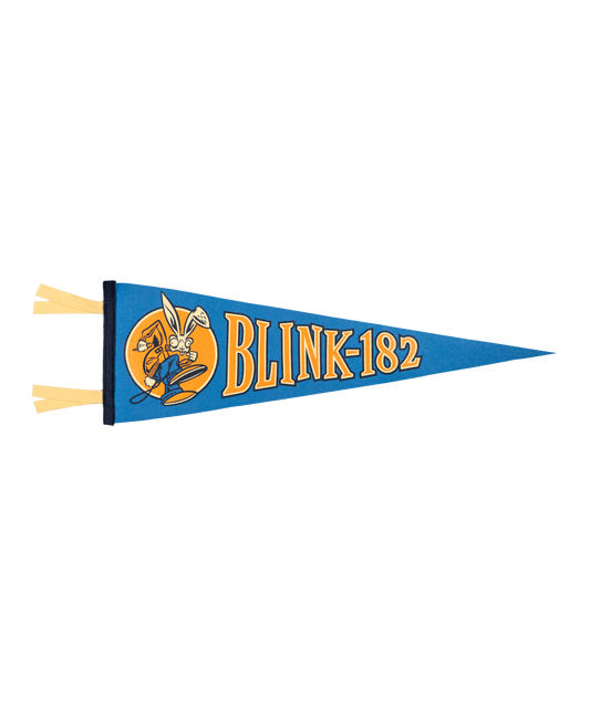 PRESALE: blink-182 Bunny Pennant • blink-182 x Oxford Pennant