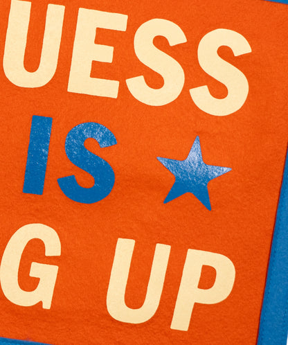 PRESALE: Well, I Guess This Is Growing Up Camp Flag • blink-182 x Oxford Pennant