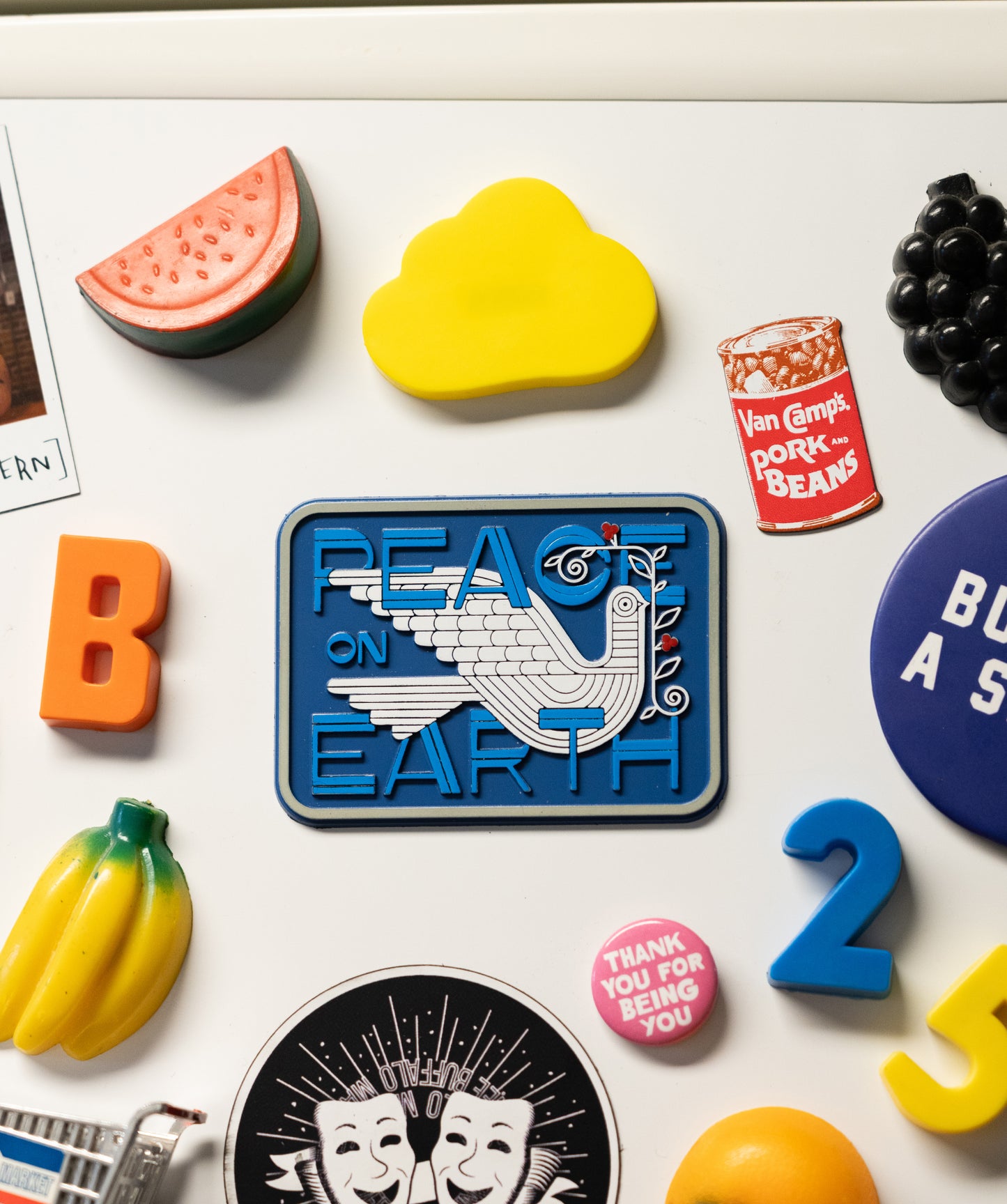 Peace On Earth Magnet • Invisible Creature x Oxford Pennant