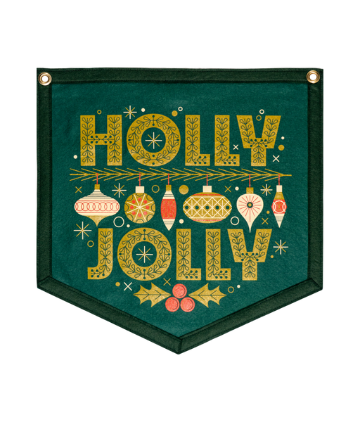 Holly Jolly Camp Flag • Invisible Creature x Oxford Pennant