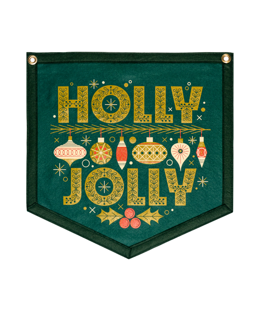 Holly Jolly Camp Flag • Invisible Creature x Oxford Pennant
