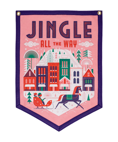 Jingle All The Way Camp Flag • Invisible Creature x Oxford Pennant