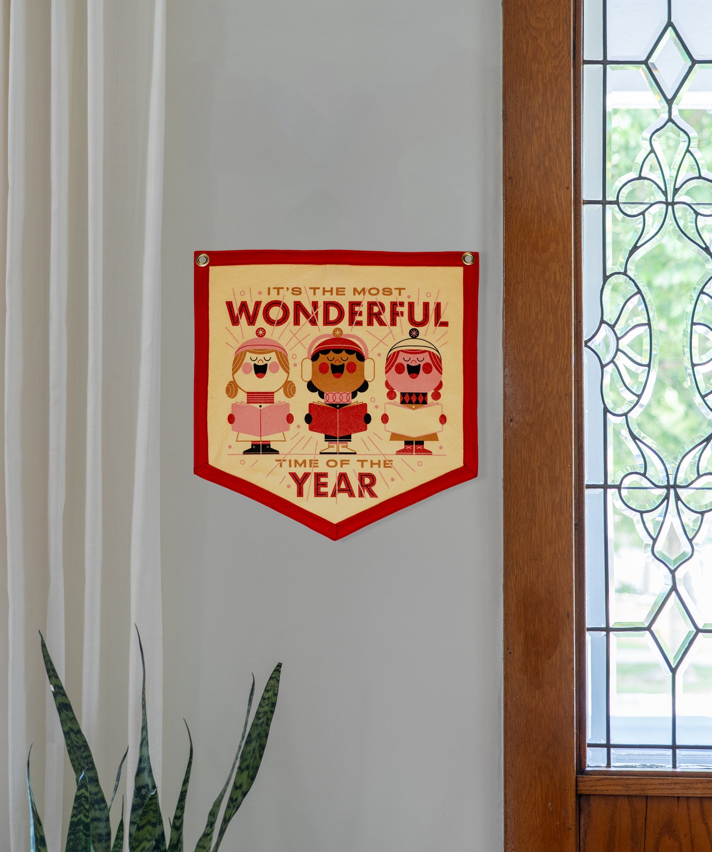 It's The Most Wonderful Time Of The Year Camp Flag • Invisible Creature x Oxford Pennant