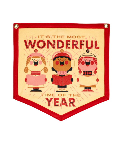 It's The Most Wonderful Time Of The Year Camp Flag • Invisible Creature x Oxford Pennant