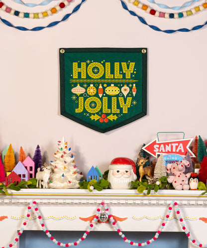 Holly Jolly Camp Flag • Invisible Creature x Oxford Pennant