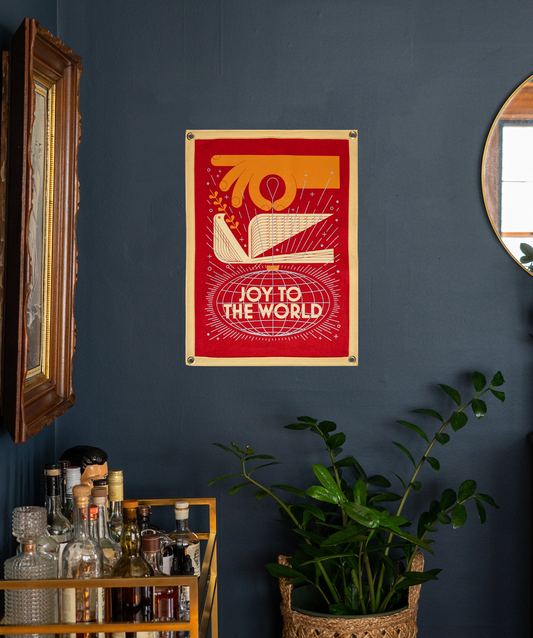 Joy To The World Camp Flag | Invisible Creature x Oxford Pennant