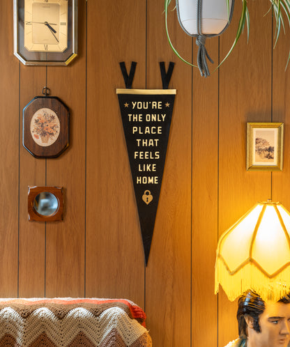 You're The Only Place That Feels Like Home Pennant • Fall Out Boy x Oxford Pennant