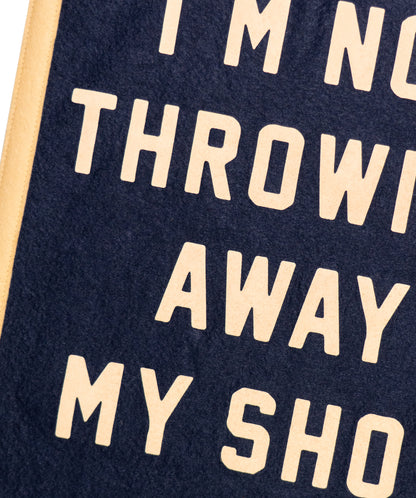 I'm Not Throwing Away My Shot Camp Flag • Hamilton x Oxford Pennant