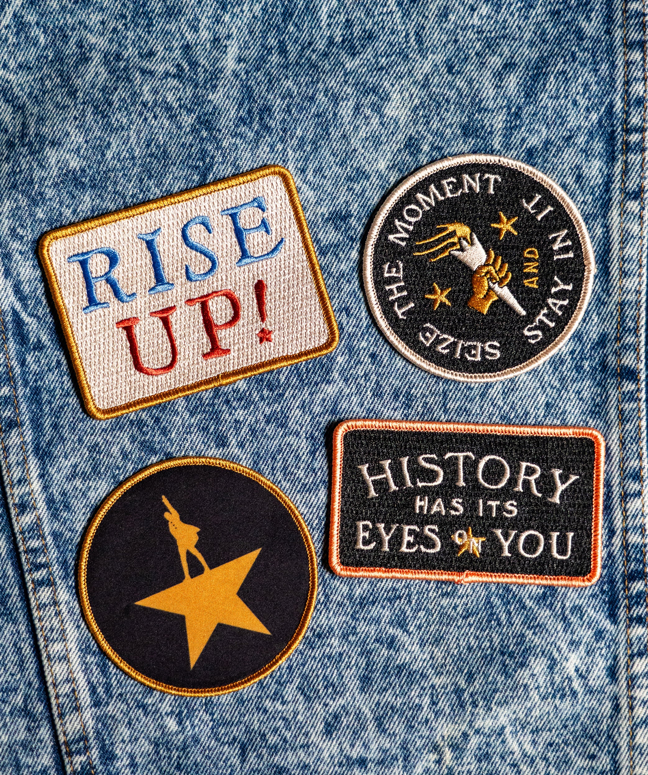 No.1153 ☆横振り刺繍パッチ☆ LAST PHANTOMS Hamilton Patch Pack | Hamilton x Oxford Pennant