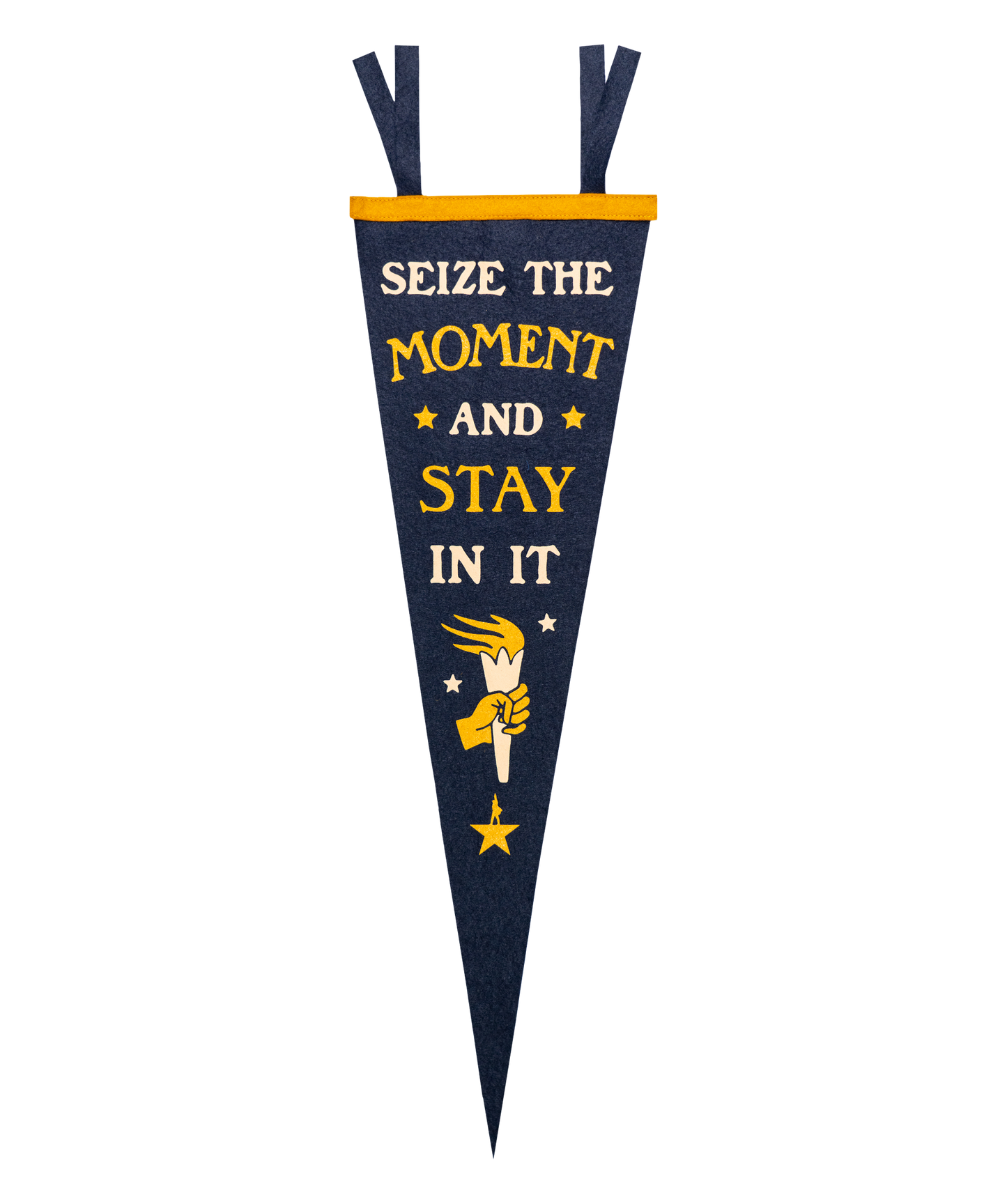 Seize the Moment Pennant | Hamilton x Oxford Pennant Seize the Moment Pennant | Hamilton x Oxford Pennant