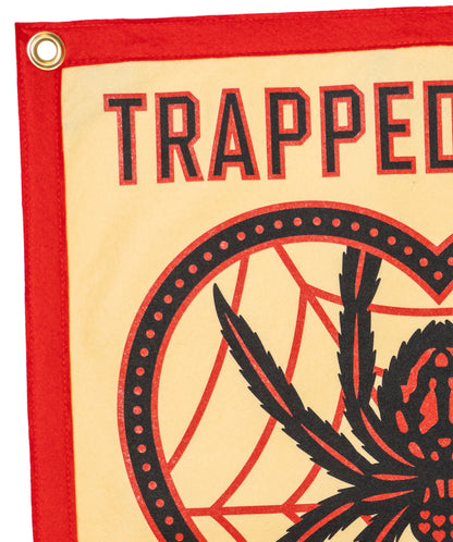 Trapped In The Web Of Love Camp Flag • Hellcats USA x Oxford Pennant