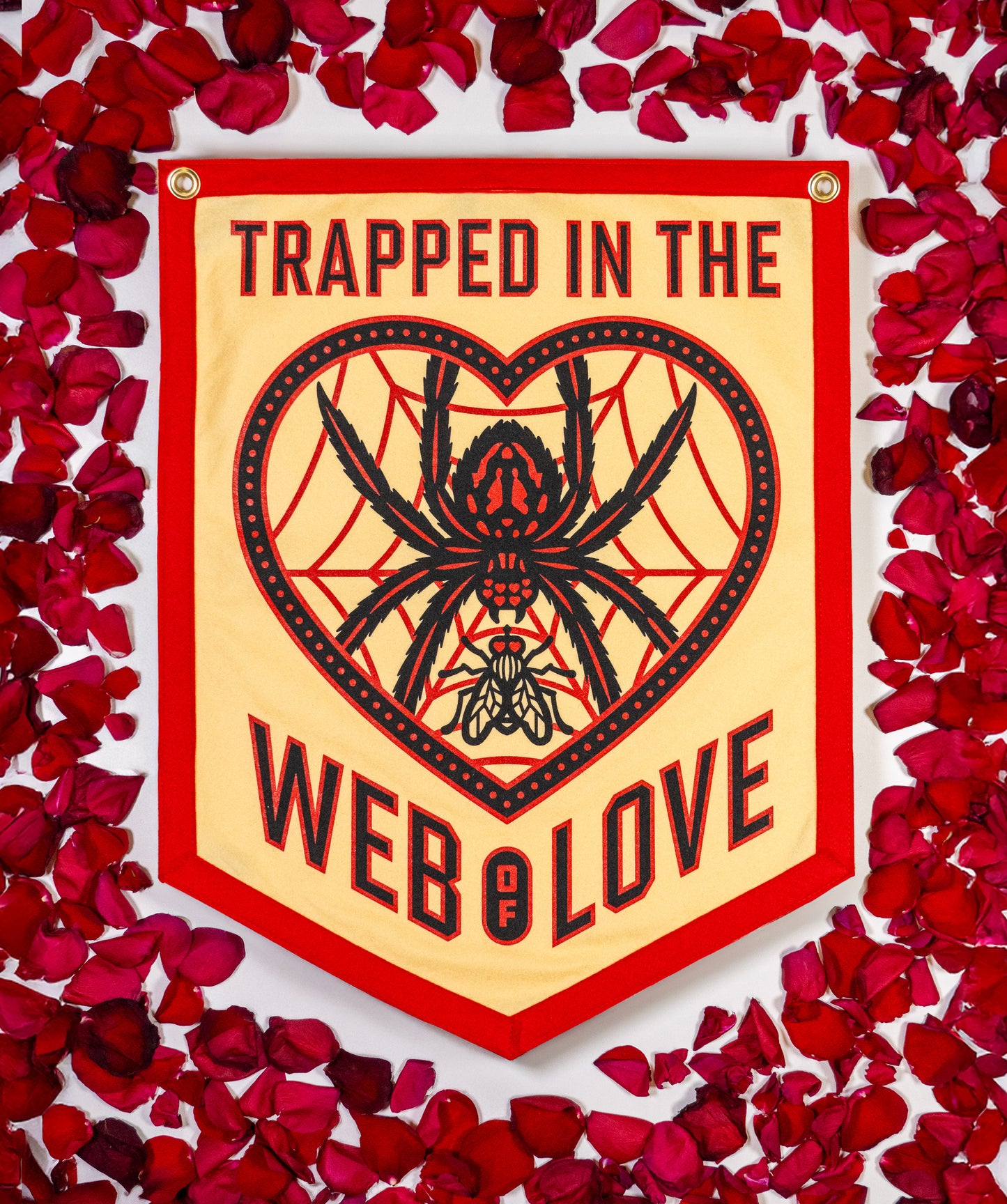 Trapped In The Web Of Love Camp Flag • Hellcats USA x Oxford Pennant