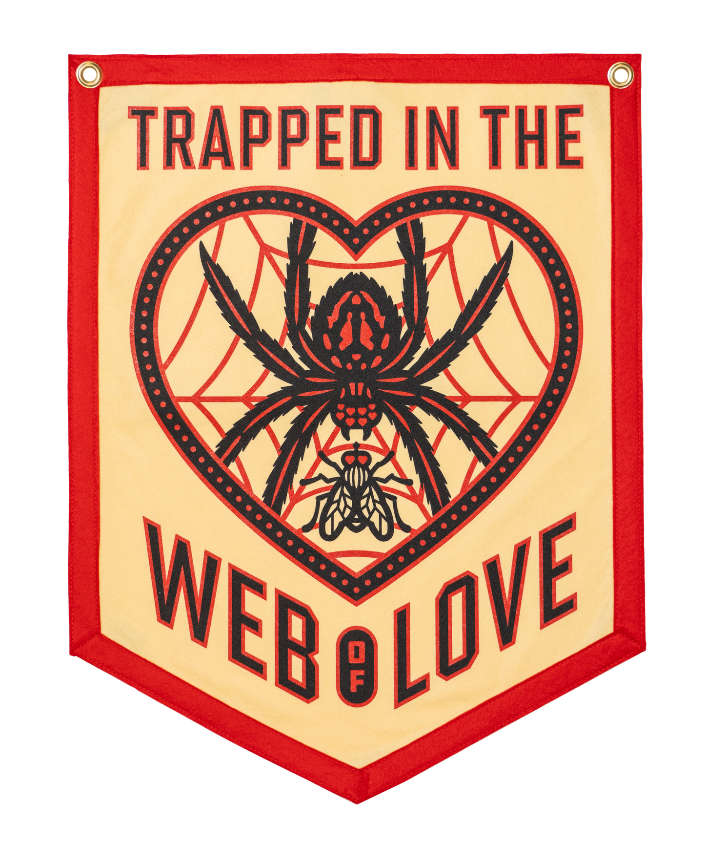 Trapped In The Web Of Love Camp Flag • Hellcats USA x Oxford Pennant